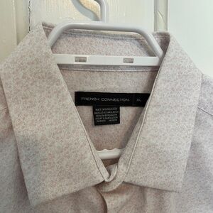 French Connection Light Pink Floral Shirt